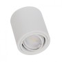 Spot LED BELLALUX TUBA, bec inclus GU10, 5W (50W), 350 lm, lumina neutra (4000K), IP20, IK04, Ø94x100mm, montaj aplicat, Alb