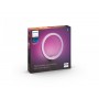 Aplica LED RGB Philips Hue Sana, Bluetooth, 20W (175W), 1400 lm, lumina alba si color (2200-6500K), IP20, 25.5cm, Alb