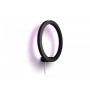 Aplica LED RGB Philips Hue Sana, Bluetooth, 20W (175W), 1400 lm, lumina alba si color (2200-6500K), IP20, 25.5cm, Negru