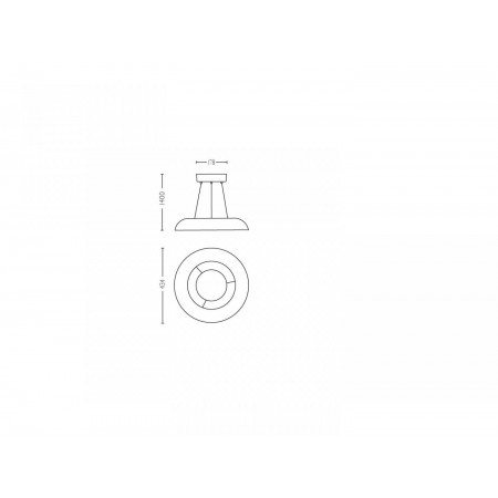Pendul LED Philips Hue Amaze, Bluetooth, 25W (204W), 2900 lm, lumina alba (2200-6500K), 43.4cm, Negru, Intrerupator cu variator 