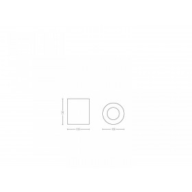 Spot LED Philips Hue Pillar, Bluetooth, GU10, 5W (50W), 350 lm, lumina alba (2200-6500K), IP20, 10.3cm, Metal, Alb