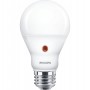 Bec LED cu senzor de lumina Philips A60, EyeComfort, E27, 7.5W (60W),806 lm, lumina calda (2700K), mat