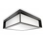 Plafoniera pentru exterior Philips Skies, 2xE27, max 2x42W, IP44, 260x260x81mm, Antracit