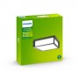 Plafoniera pentru exterior Philips Skies, 2xE27, max 2x42W, IP44, 260x260x81mm, Antracit