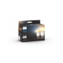 2 Becuri LED inteligente Philips Hue A60, Bluetooth, E27, 6W (60W), 800 lm, lumina alba (2200-6500K)