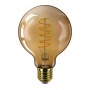 Bec LED vintage (decorativ) Philips Classic Gold Globe G93, EyeComfort, E27, 4W (25W), 250 lm, lumina calda (1800K), dimabil, cu