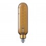 Bec LED vintage (decorativ) Philips Classic Gold Giant T65, EyeComfort, E27, 7W (40W), 470 lm, lumina calda (1800K), dimabil, cu