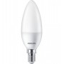 2 Becuri LED Philips B38, EyeComfort, E14, 7W (60W), 806 lm, lumina neutra (4000K), mat