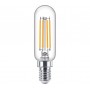 Bec LED Philips Classic T25L, E14, 4.5W (40W), 470 lm, lumina calda (2700K), cu filament