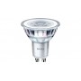 2 Becuri LED Philips Classic Spot, GU10, 4.6W (50W), 355 lm, lumina calda (2700K)