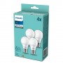 4 Becuri LED Philips A60, E27, 8W (60W), 806 lm, lumina neutra (4000K), mat