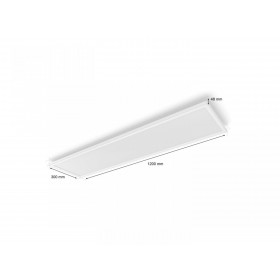 Panou inteligent LED RGB Philips Hue Surimu, Bluetooth, 60W (100W), 4150 lm ,lumina alba si color (2000-6500K), 120x30cm