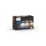 3 Spoturi LED incastrate Philips Hue Milliskin, Bluetooth, GU10, 3x5W (50W), 1050 lm, lumina alba (2200-6500K), IP20, 9cm, Argin