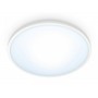 Plafoniera LED WiZ SuperSlim, Wi-Fi, Bluetooth, 16W, 1500 lm, lumina alba (2700-6500K), IP20, 29.2cm, Metal/Plastic, Alb