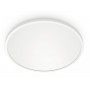 Plafoniera LED WiZ SuperSlim, Wi-Fi, Bluetooth, 14W, 1300 lm, lumina alba (2700-6500K), IP20, 24.2cm, Metal/Plastic, Alb