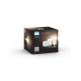 Pachet 2 Becuri LED RGB inteligente Philips Hue A60, E27, 9.5W (75W), 1055 lm, lumina calda (2700K) + Consola Hue Bridge