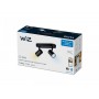 Spot LED RGB WiZ Imageo, Wi-Fi, Bluetooth, 2x4.9W, 690 lm, lumina alba si color (2700-6500K), IP20, Metal, Negru