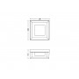 Aplica LED RGB pentru exterior Philips Hue Econic, 15W (79W), 1150 lm, lumina alba si color (2000-6500K), IP44, 260x260x115mm, N