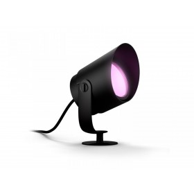 Spot LED RGB pentru exterior cu spike Philips Hue Lily XL, 15W (80W), 1050 lm, lumina alba si color (2200-6500K), IP65, 112x190x