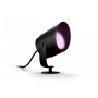 Spot LED RGB pentru exterior cu spike Philips Hue Lily XL, 15W (80W), 1050 lm, lumina alba si color (2200-6500K), IP65, 112x190x
