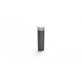 Stalp LED pentru exterior Philips Hue Lucca, 1xE27, 9W (60W), 806 lm, lumina calda (2700K), IP44, 770x142mm, Antracit