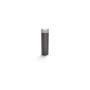 Stalp LED pentru exterior Philips Hue Lucca, 1xE27, 9W (60W), 806 lm, lumina calda (2700K), IP44, 770x142mm, Antracit