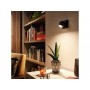 Spot LED Philips Hue Buckram, Bluetooth, GU10, 5W (50W), 350 lm, lumina alba (2200-6500K), IP20, 10.2cm, Metal, Negru, Intrerupa