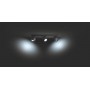 Spot LED Triplu Philips Hue Buckram, Bluetooth, 3xGU10, 3x5W, 1050 lm, lumina alba (2200-6500K), IP20, Metal, Negru, Intrerupato