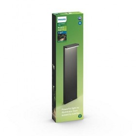 Stalp LED pentru iluminat exterior Philips Bustan, 2x4.5W (70W), 1000 lm, lumina neutra (4000K), dimabila, IP44, 770x220x90mm, A