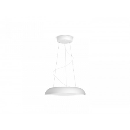 Pendul LED Philips Hue Amaze, Bluetooth, 33.5W (204W), 3000 lm, lumina alba (2200-6500K), IP20, 43.4cm, Alb, Intrerupator cu var