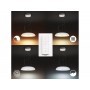 Pendul LED Philips Hue Amaze, Bluetooth, 33.5W (204W), 3000 lm, lumina alba (2200-6500K), IP20, 43.4cm, Alb, Intrerupator cu var