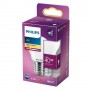 Bec LED Philips Classic P45, EyeComfort, E27, 4.3W (40W), 470 lm, lumina calda (2700K), mat