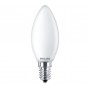 Bec LED Philips Classic B35, EyeComfort, E14, 4.3W (40W), 470 lm, lumina calda (2700K), mat