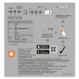 Extensie Ghirlanda LED RGB pentru exterior cu spike Ledvance SMART+ Wifi Garden 3 DOT, 0.7W, 110 lm, 0.5+1m lungime, IP65, polic